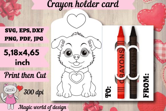 A Designer's Review of Valentine s Cute Dog with Heart Coloring Graphics