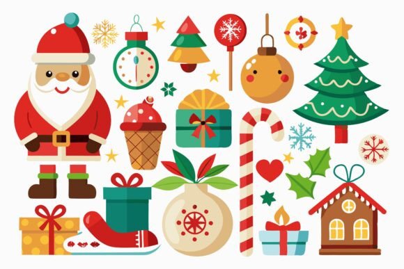 A Festive Vector Graphics Set for Holiday Content Creators