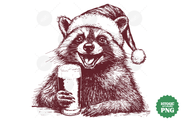 A Raccoon Santa Graphics Review for Festive Campaigns