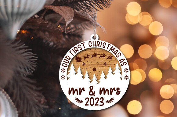 Christmas Ornaments Laser Cut Design: A Festive Branding Asset
