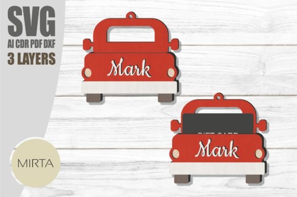 Christmas Truck Gift Card Holder: A Winter Amp Laser Cutting Gem
