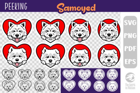 Crafting with Samoyed Clipart Graphics for Heartwarming Projects