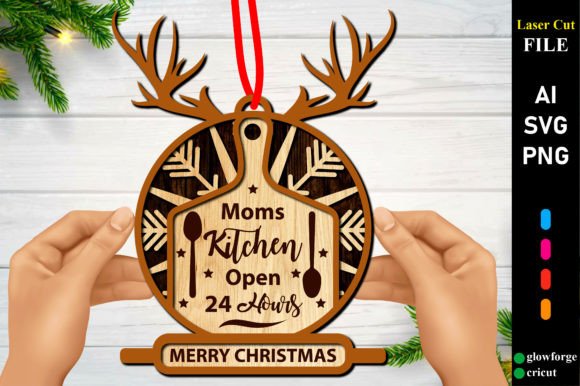 Cutting Board Christmas SVG Ornaments: A Laser Cutting Winter Amp Asset
