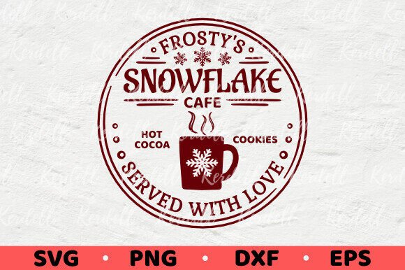 Frosty’s Snowflake Cafe Christmas Sign Review for Graphic Designers