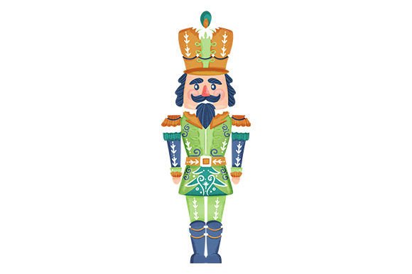 Green Christmas Soldier for Festive Crafts
