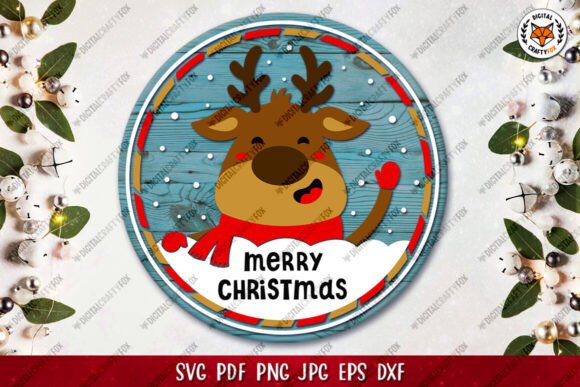 Handmade Christmas Charm: Reviewing a Deer Hanger SVG Design