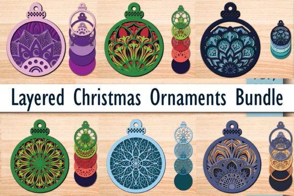 Layered Christmas Ornaments for Winter Amp Laser Cutting