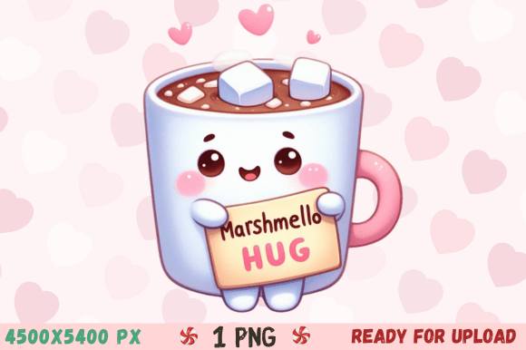 Marshmello Hug: A Cozy Graphic for Editorial and Website Publishing