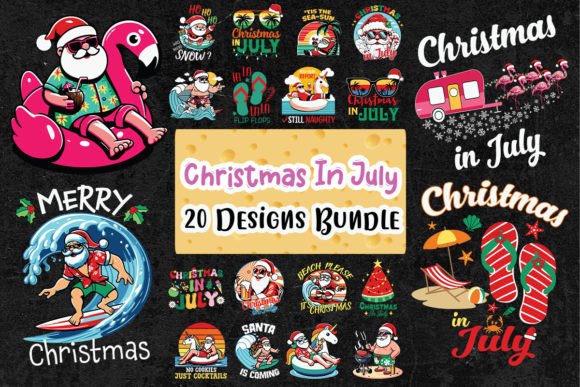 My Brand Designer Review of a Summer Christmas Graphics Bundle