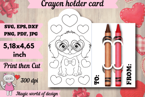 Valentine s Day Dog Coloring Card Holder: A Publisher's Review